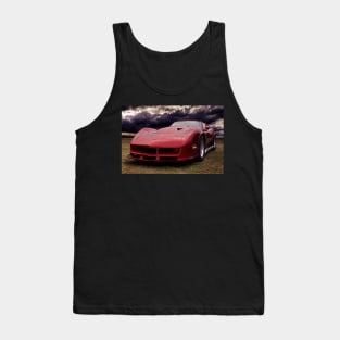 Stingray, Red Corvette Tank Top